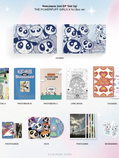 NewJeans – 2ND EP ALBUM [Get Up] (THE POWERPUFF GIRLS X NJ Box ver.) (Random Ver.)