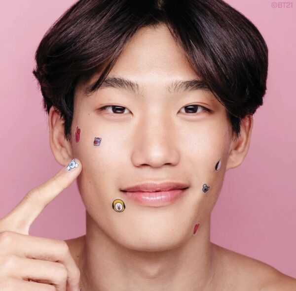 The Creme Shop BT21: Brilliant Skin - Hydrocolloid Acne Patches | Infused with Zinc - Imagen 3