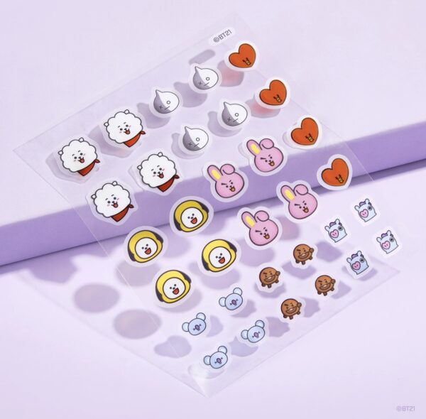 The Creme Shop BT21: Brilliant Skin - Hydrocolloid Acne Patches | Infused with Zinc - Imagen 2