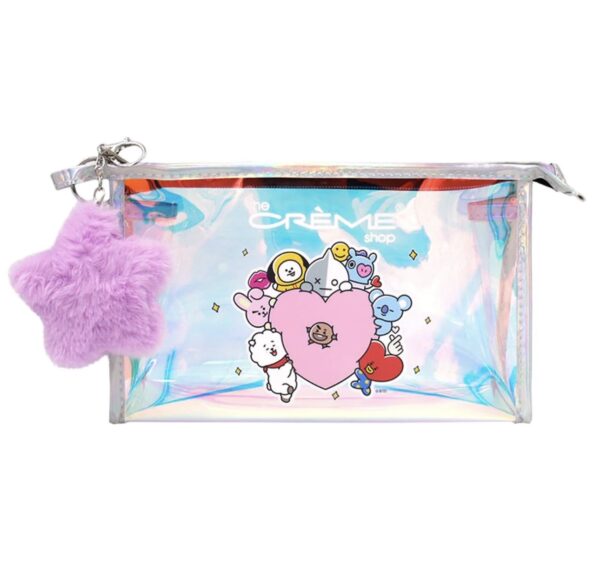 The Creme Shop BT21 - Makeup Bag With Plushie Star
