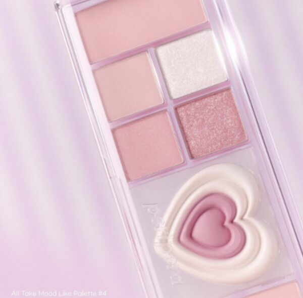 Peripera - All Take Mood Like Palette Night Peri Friends Edition - 04 Cool Blush - Imagen 3