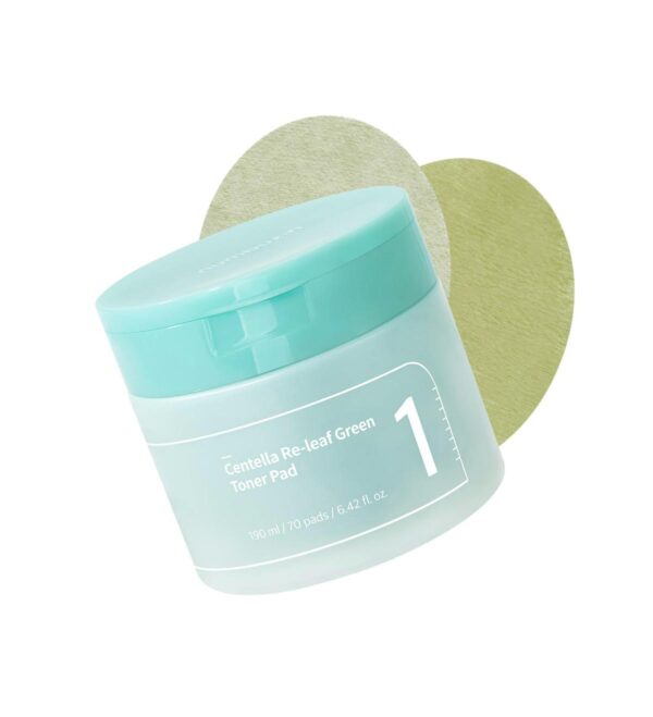 Numbuzin - No.1 Centella Re-Leaf Green Toner Pad | Pads Calmantes de Centella