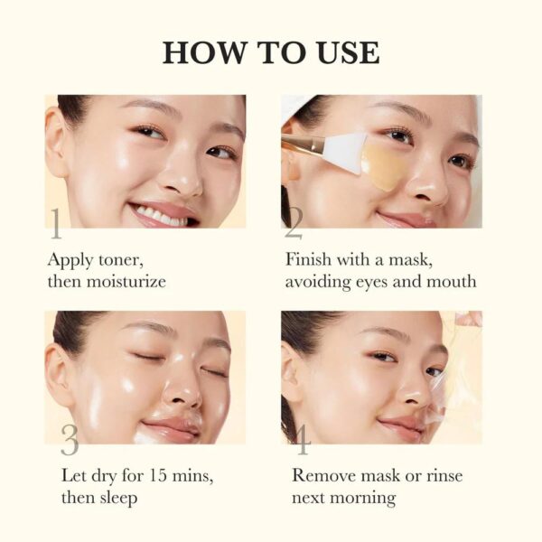 Medicube - Kojic Acic Turmeric Night Wrapping Mask - Imagen 4