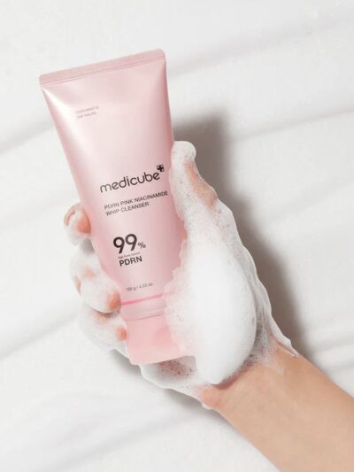 Medicube – PDRN PINK Niacinamide Whip Cleanser ( Limpiador para unificar y dar firmeza)