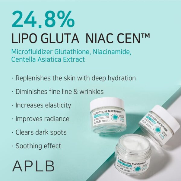 APLB - Glutathione Niacinamide Facial Cream - Imagen 3