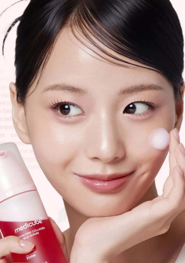 Medicube - PDRN Pink Collagen Bubble Serum - Imagen 3