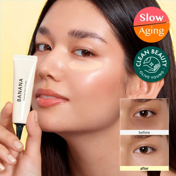 Shaishaishai -Banana PDRN Conceal Eye Cream ( Crema para el contorno de ojos con corrector) - Imagen 3